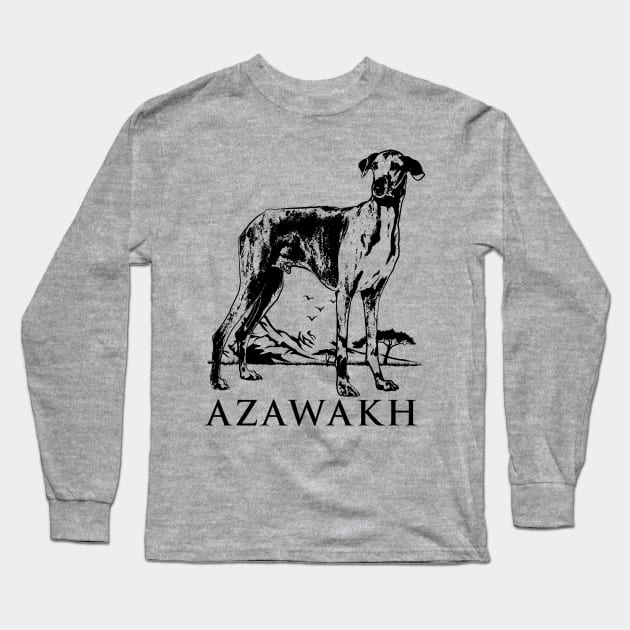 Azawakh Sighthound Long Sleeve T-Shirt by Nartissima